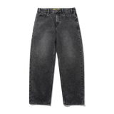 Relaxed Denim Jeans, Streaky Black