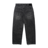 Relaxed Denim Jeans, Streaky Black