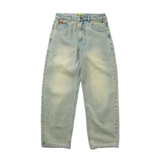 Relaxed Denim Jeans, Sunfade Blue