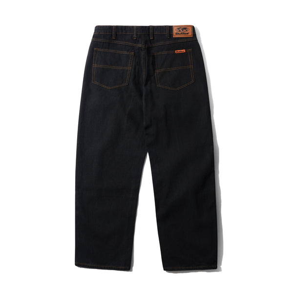 Butter Goods Relaxed Denim Jeans, Washed Black