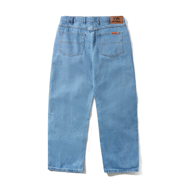 Butter Goods Relaxed Denim Jeans, Washed Indigo