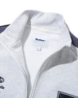 Relay Fleece Track Jacket, Ash