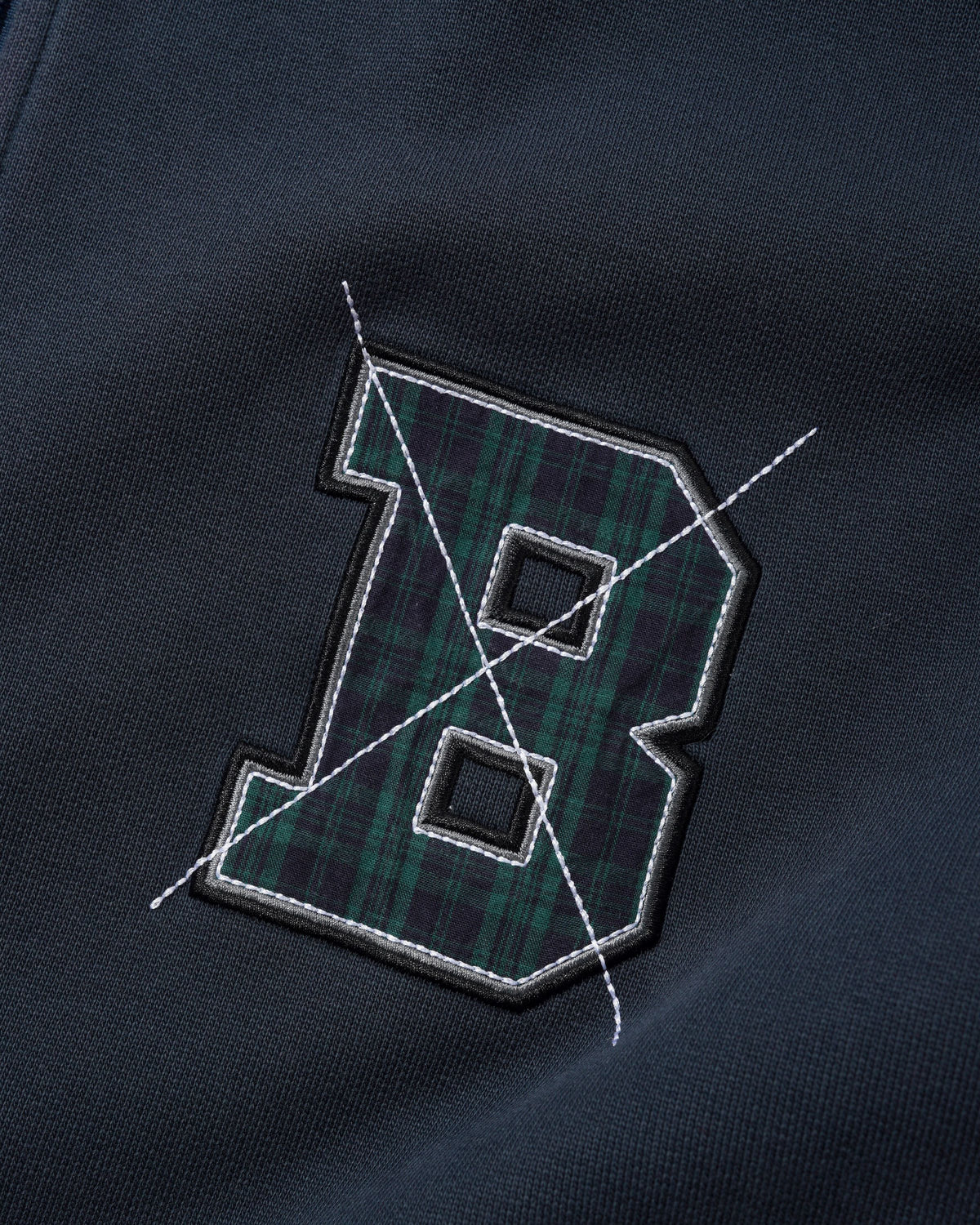 Relay Fleece Track Jacket, Washed Navy