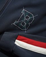 Relay Fleece Track Jacket, Washed Navy
