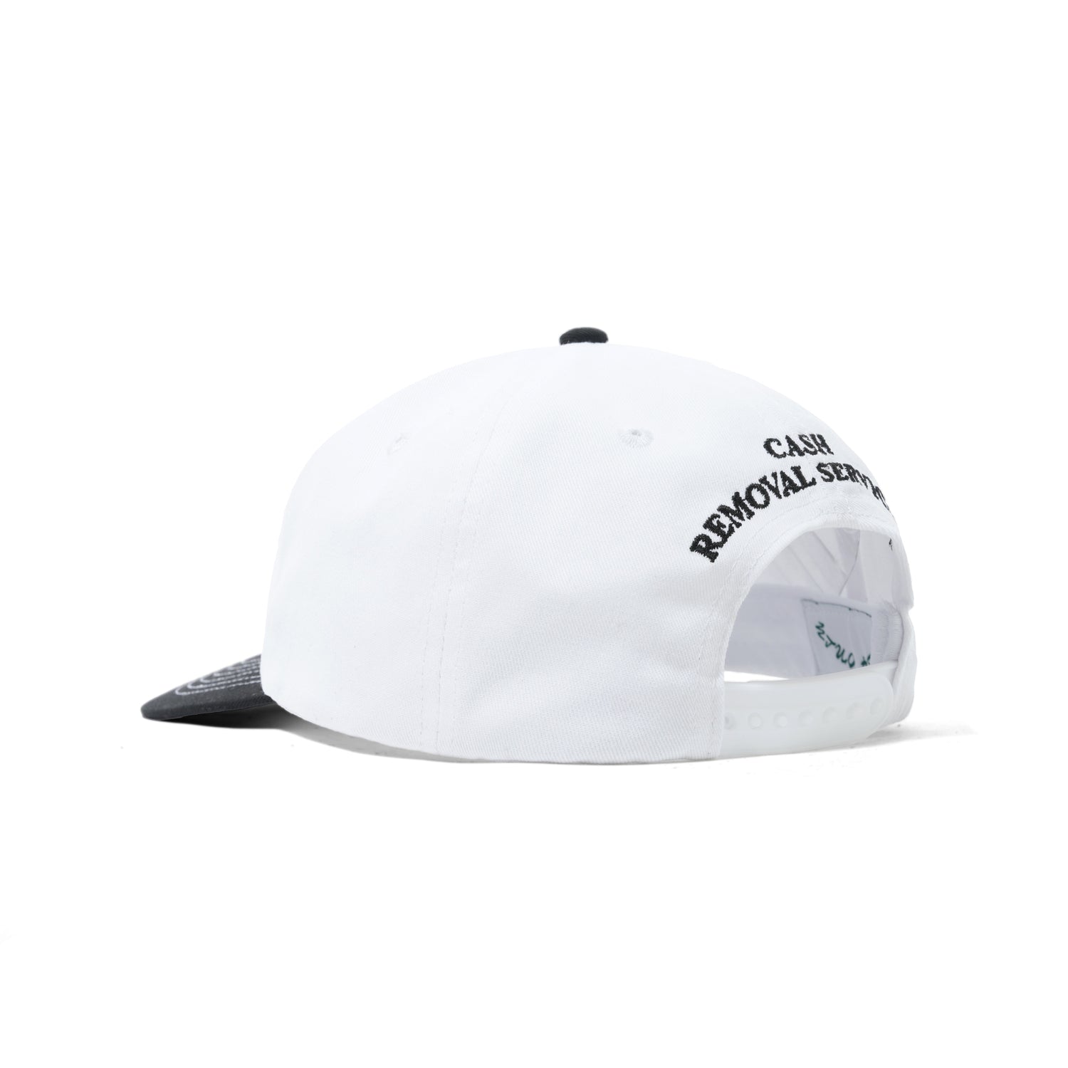 Removal 5 Panel Cap, White