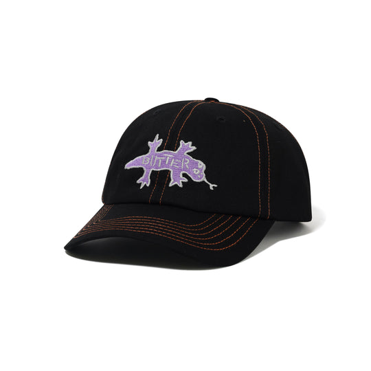 Reptile 6 Panel Cap, Black
