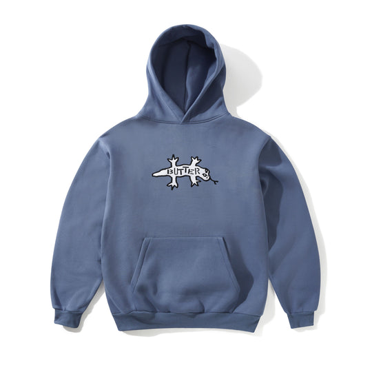Reptile Pullover Hood, Denim