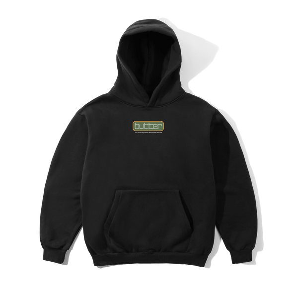 Butter Goods Reserved Pullover Hood, Black
