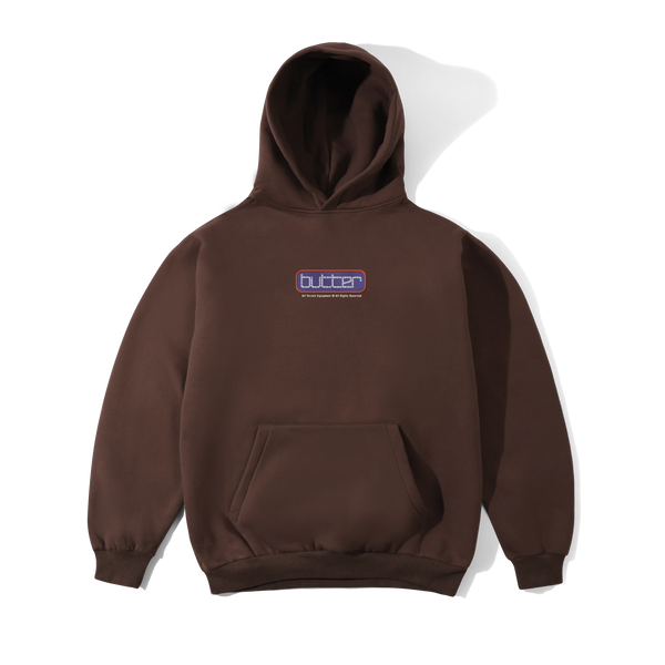 Butter Goods Reserved Pullover Hood, Dark Brown