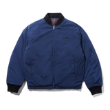 Reversible Bomber Jacket, Navy / Plaid