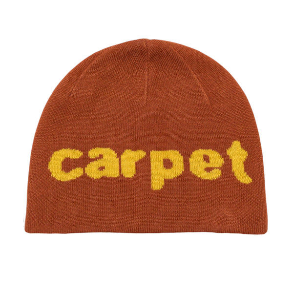 Carpet Company Reversible Beanie, Brown / Pink