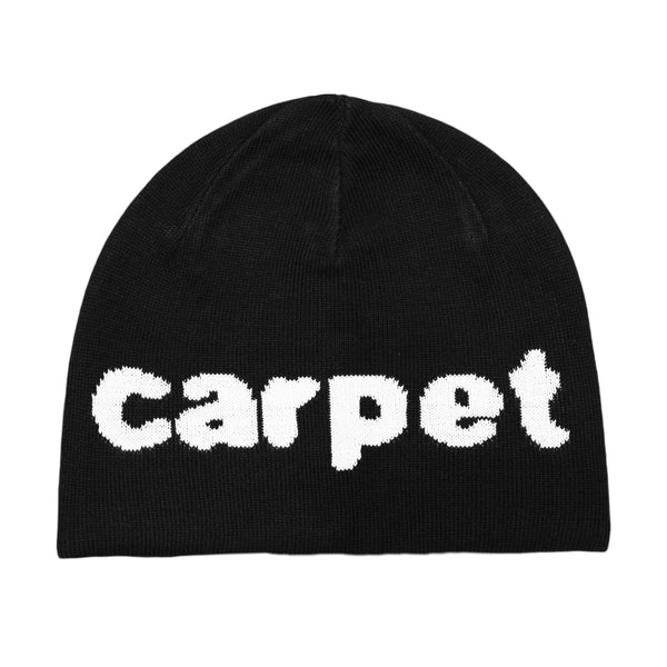 Carpet Company Reversible Beanie, Black / White