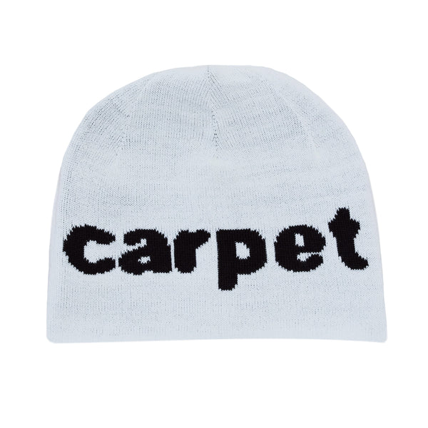 Carpet Company Reversible Beanie, Black / White