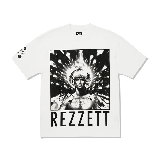 The Trilogy Tapes TTT Rezzett Boshly Tee, White