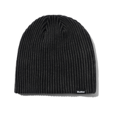 Ribbed Skully Beanie, Washed Black