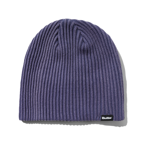 Butter Goods Ribbed Skully Beanie, Washed Dusk