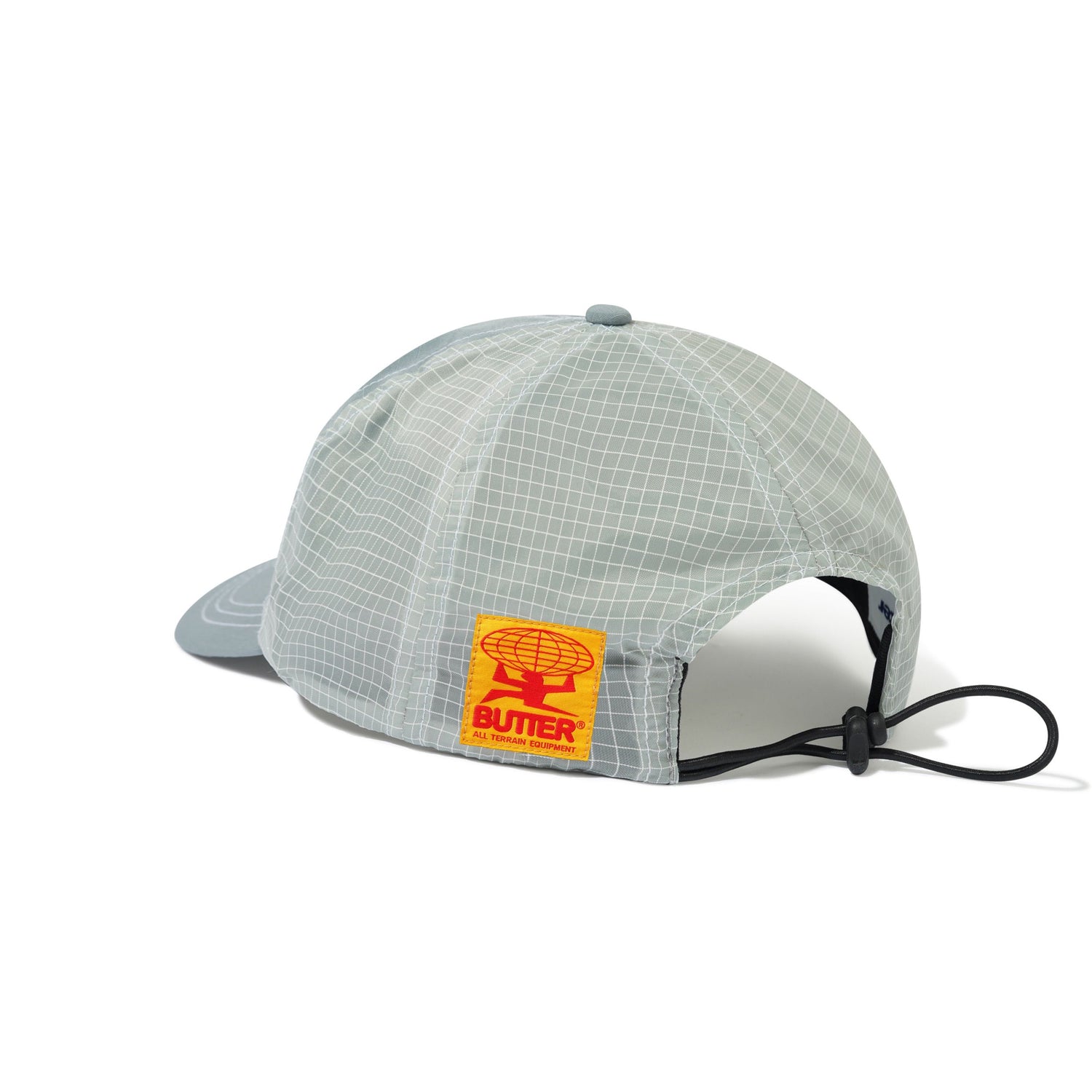 Nylon Ripstop 6 Panel Cap, Grey