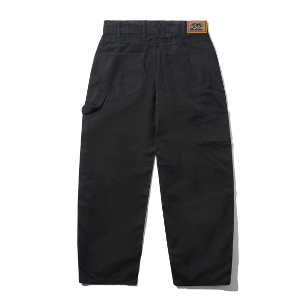 Butter Goods Ripstop Carpenter Pants, Black