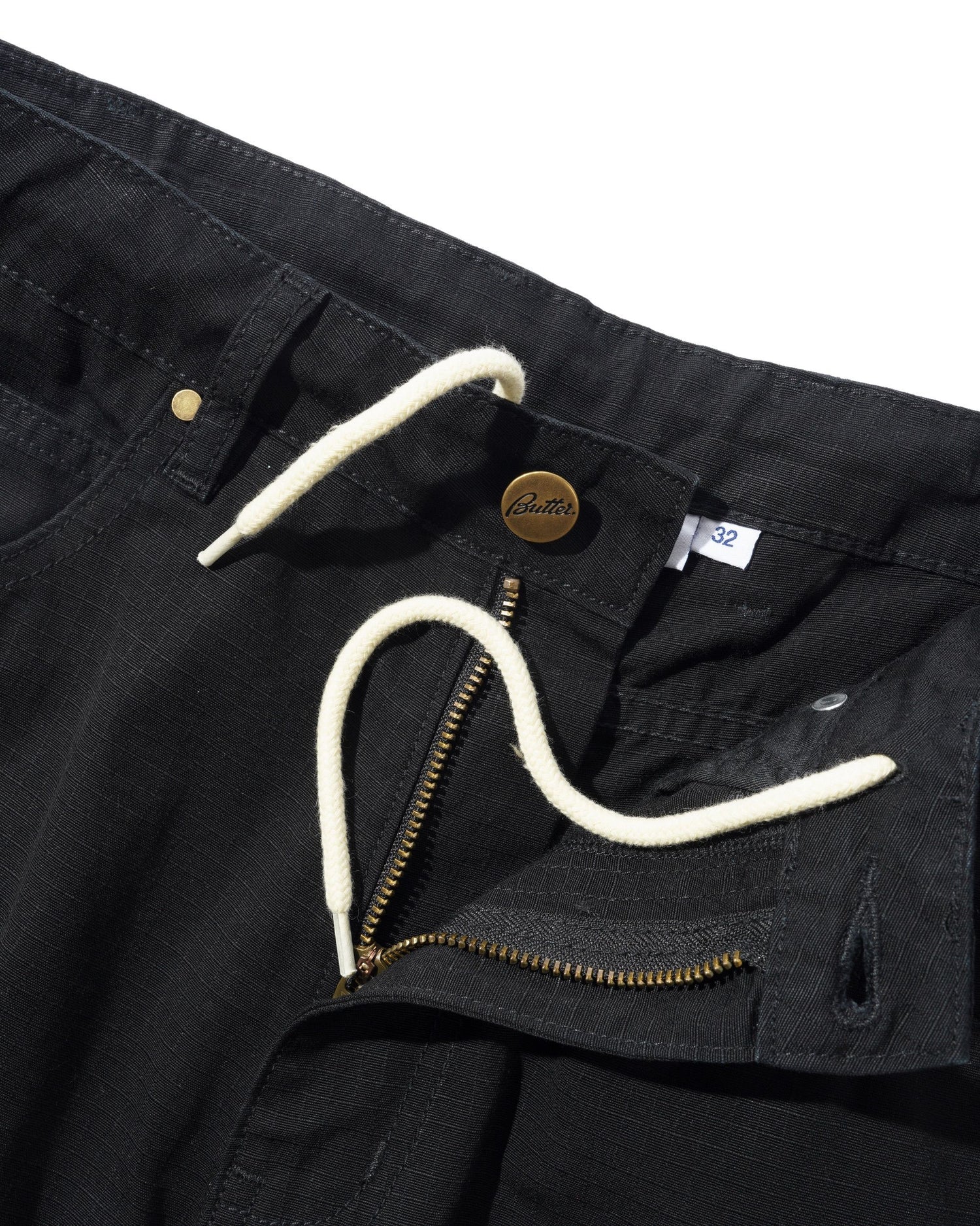 Ripstop Carpenter Pants, Black