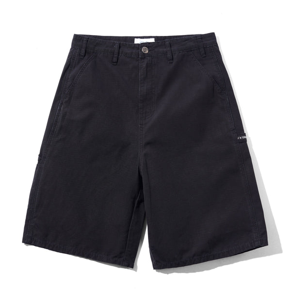 Cash Only Ripstop Carpenter Shorts, Washed Black