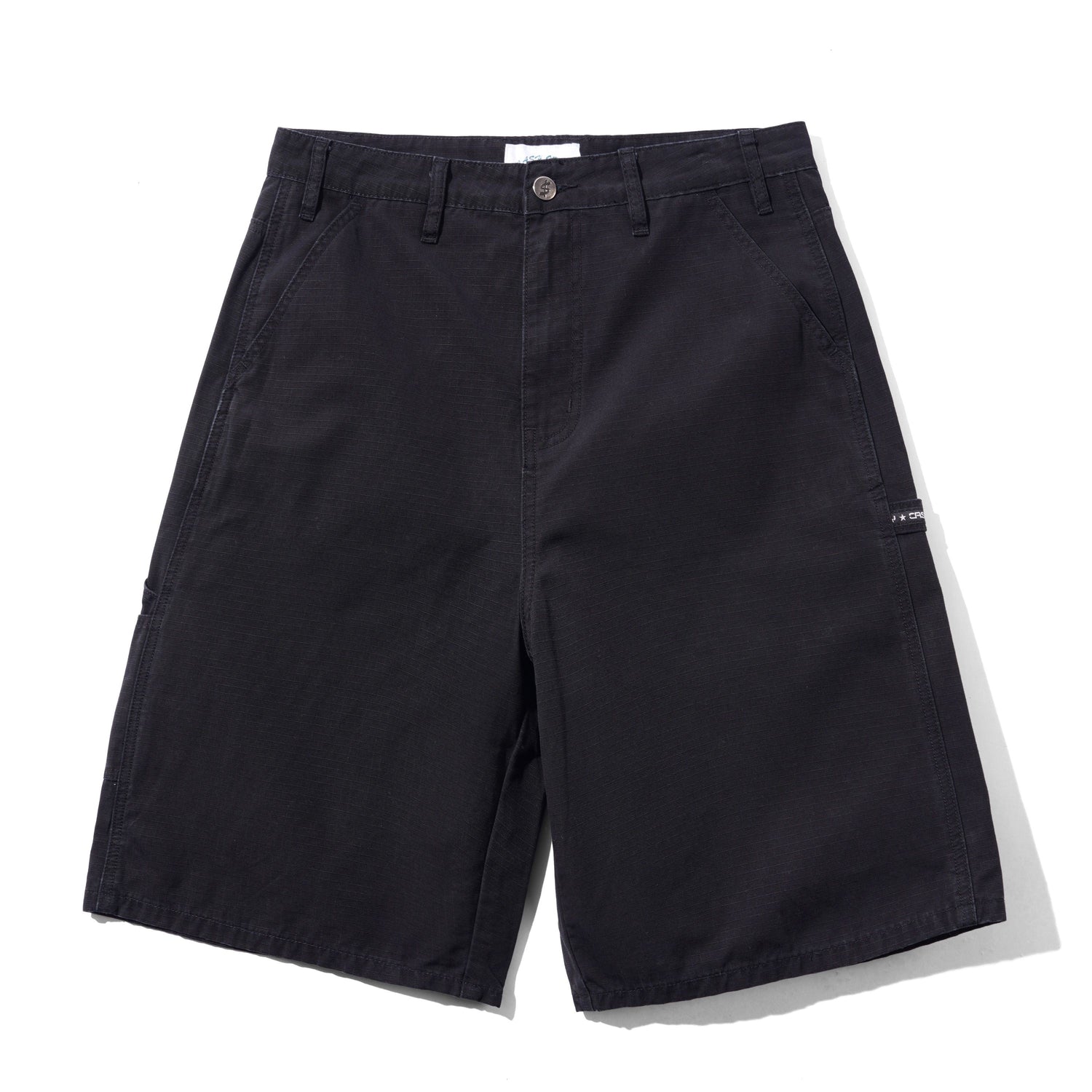 Ripstop Carpenter Shorts, Washed Black