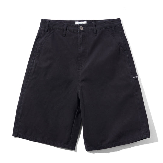Ripstop Carpenter Shorts, Washed Black