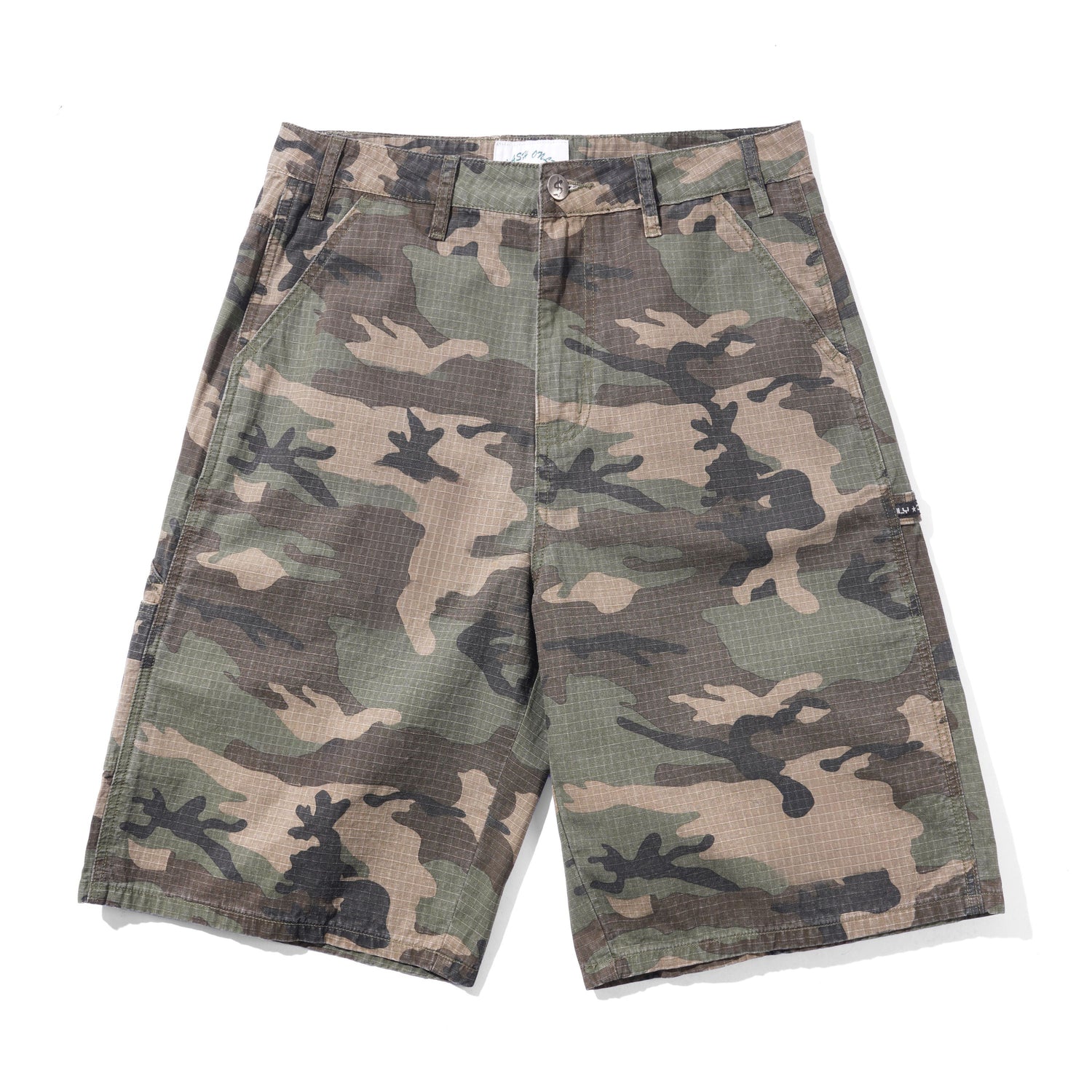Ripstop Carpenter Shorts, Woodland Camo
