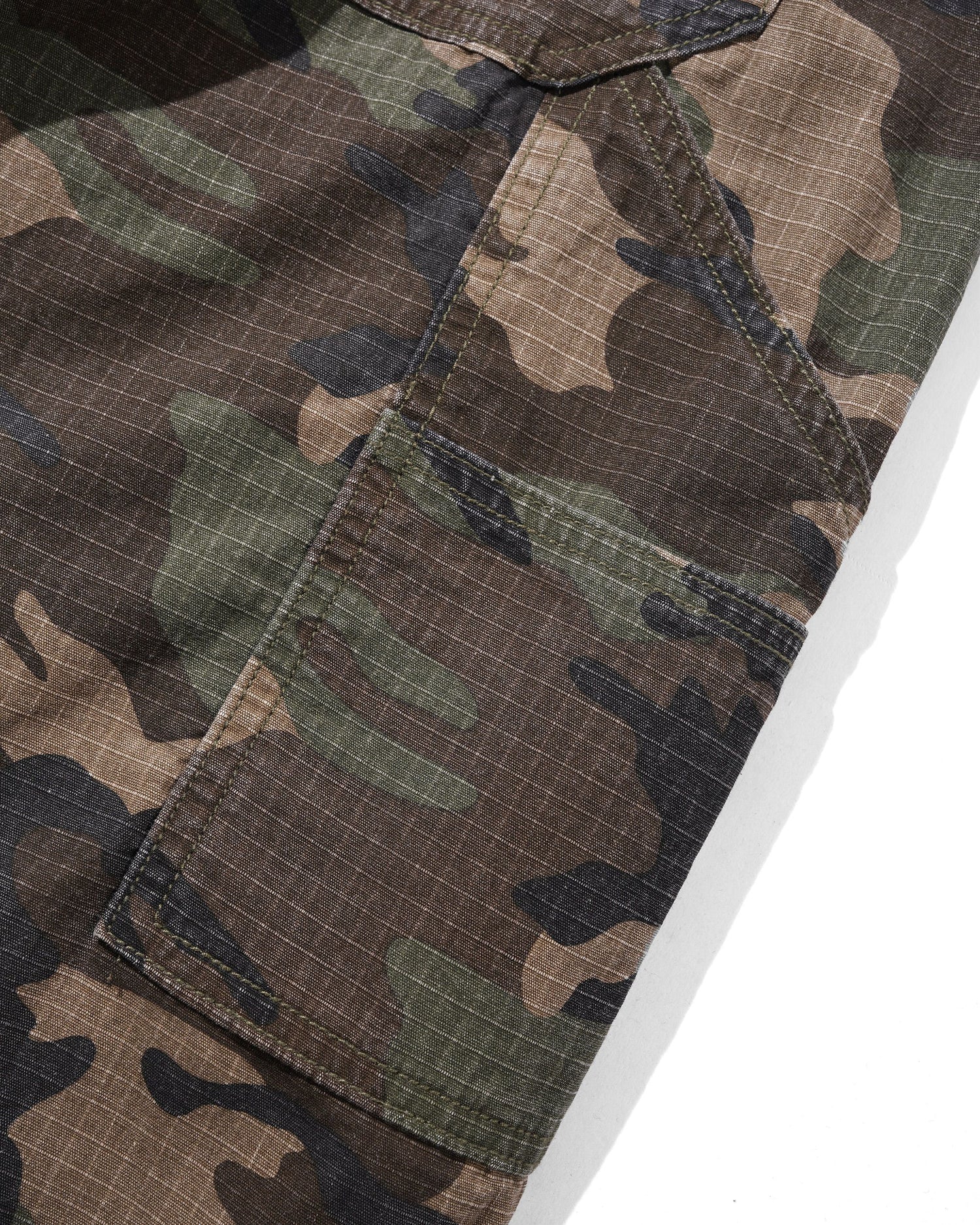 Ripstop Carpenter Shorts, Woodland Camo