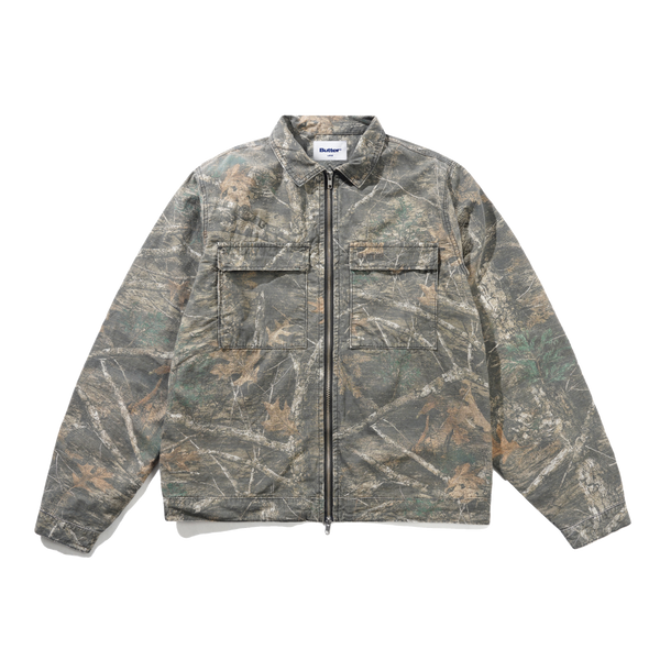 Butter Goods Ripstop Chore Jacket, Forest Camo