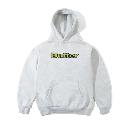 Ripstop Logo Applique Pullover Hood, Ash