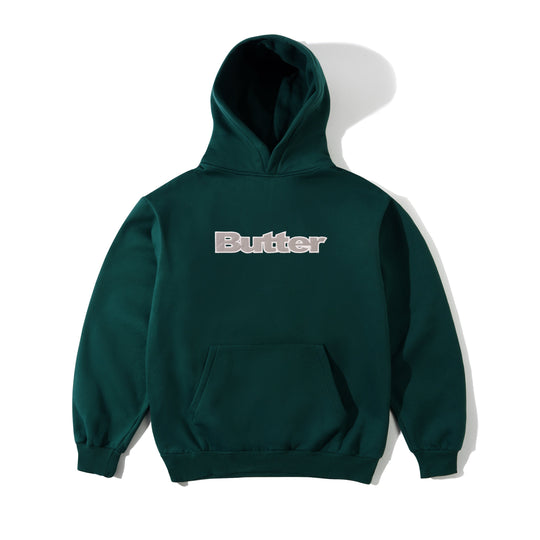 Ripstop Logo Applique Pullover Hood, Forest