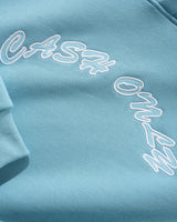 Ripstop Logo Applique Pullover Hood, Sky