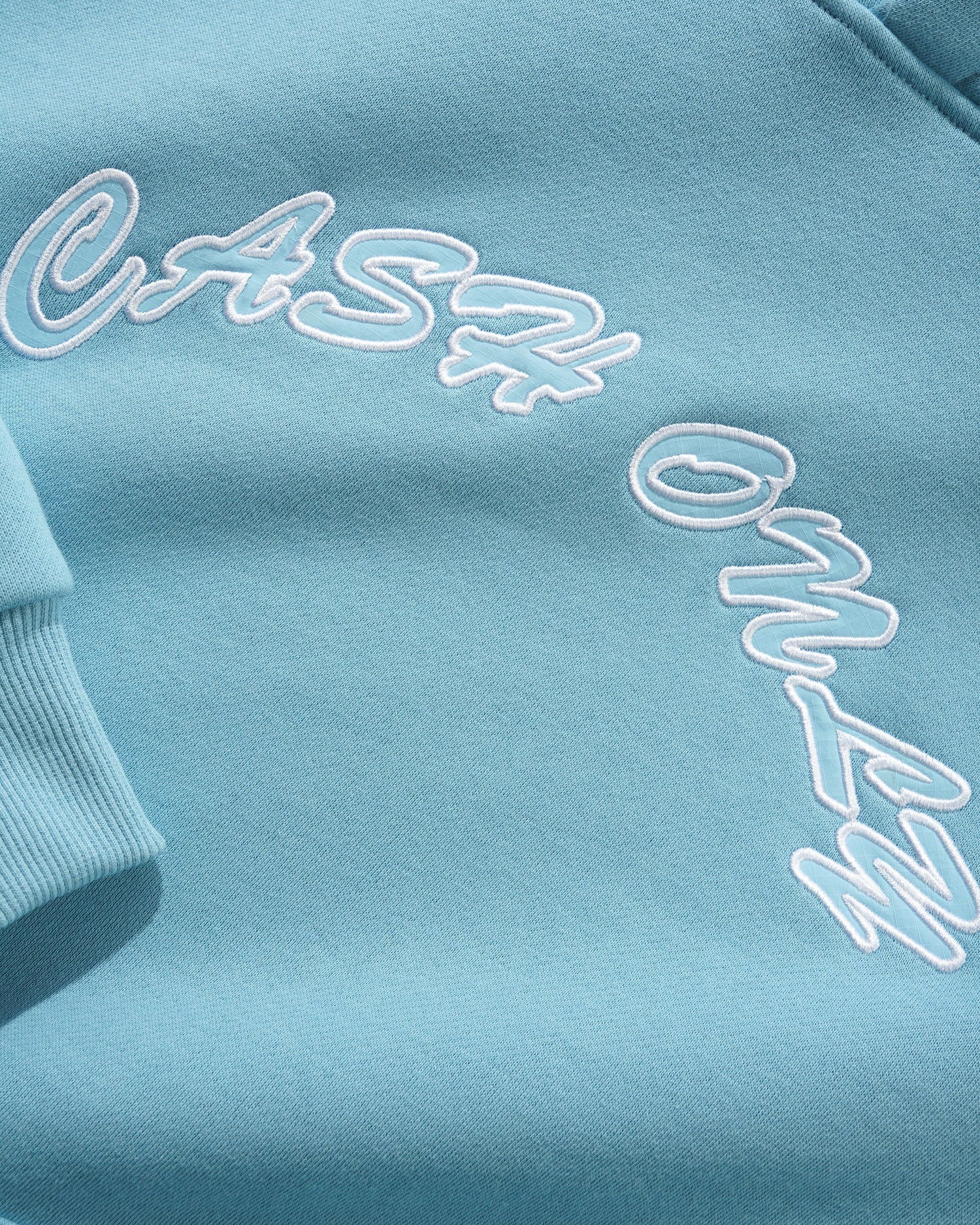 Ripstop Logo Applique Pullover Hood, Sky