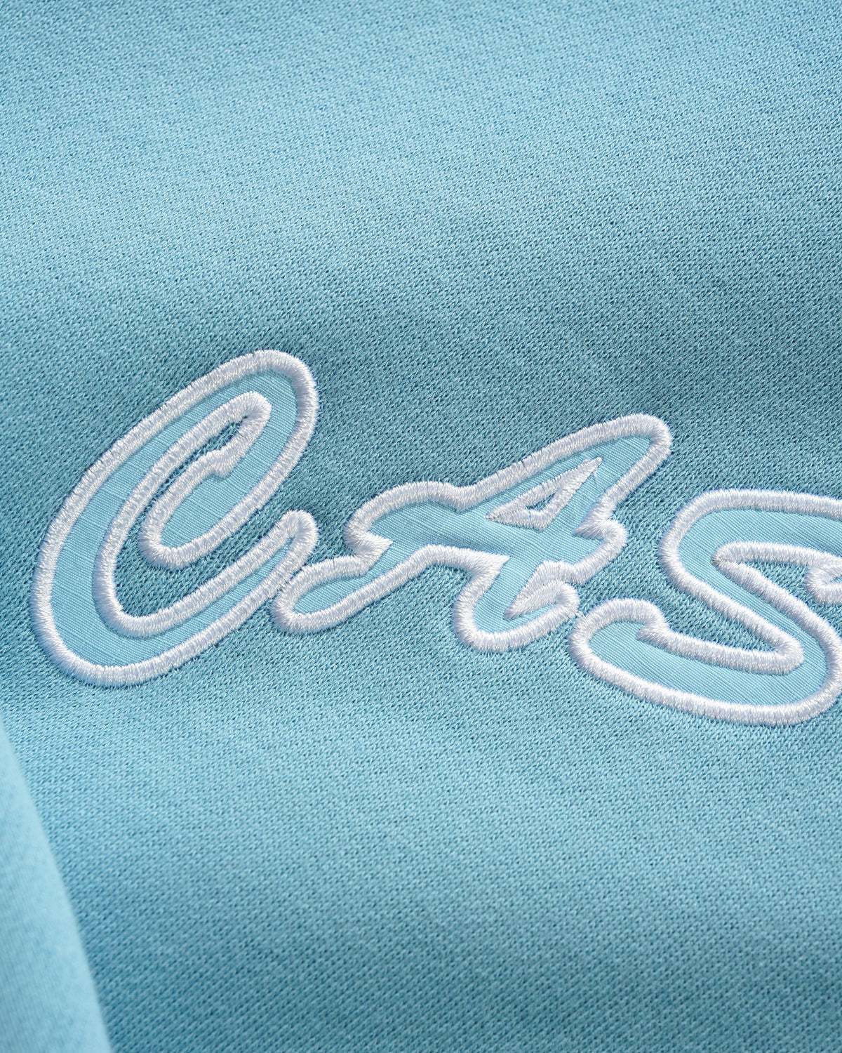 Ripstop Logo Applique Pullover Hood, Sky