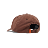 Ripstop Rounded Logo 6 Panel Cap, Washed Brown