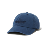 Ripstop Rounded Logo 6 Panel Cap, Washed Navy