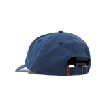 Ripstop Rounded Logo 6 Panel Cap, Washed Navy