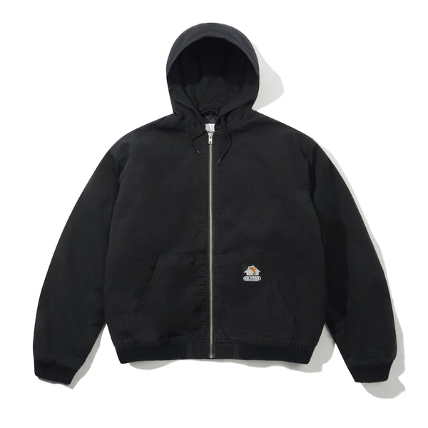 Butter Goods Ripstop Work Jacket, Washed Black