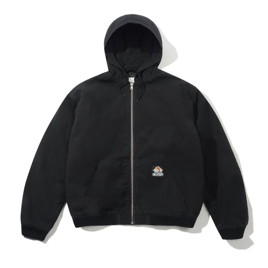 Ripstop Work Jacket, Washed Black