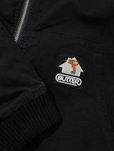 Ripstop Work Jacket, Washed Black