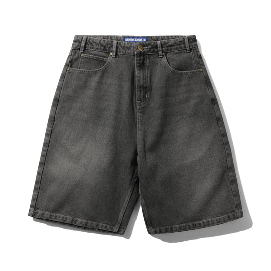 Roach Denim Shorts, Black Wash