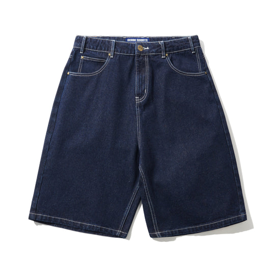 Roach Denim Shorts, Dark Indigo