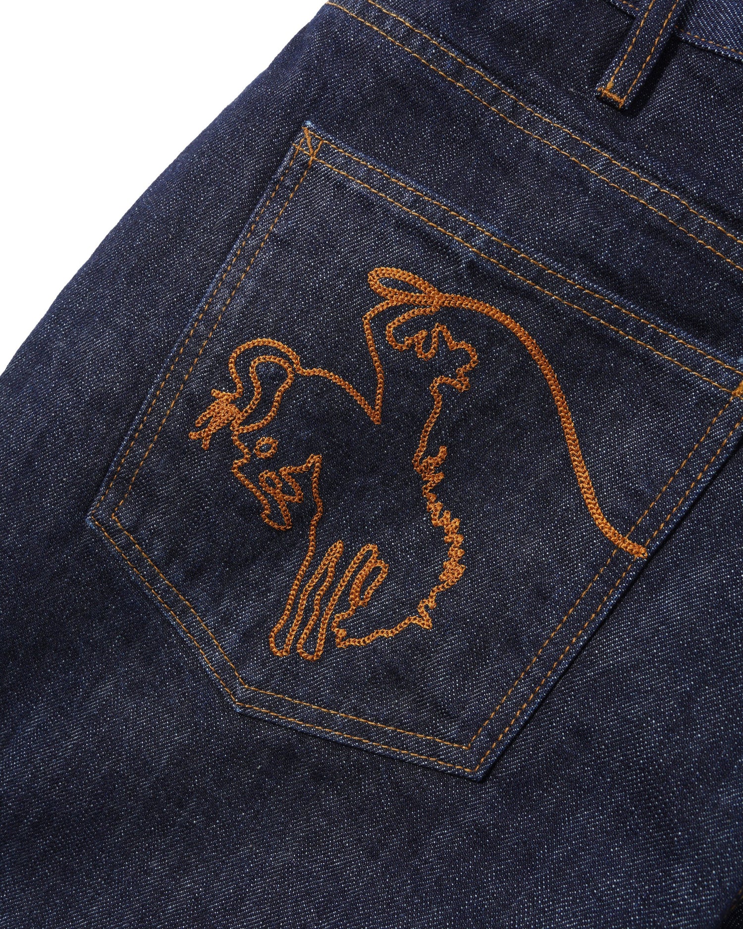Rodeo Denim Jeans, Blue Selvedge