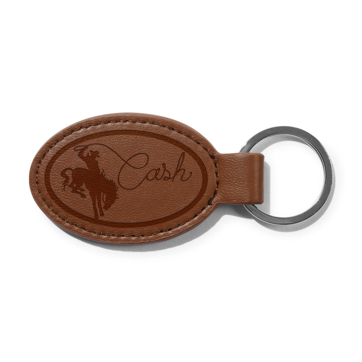 Rodeo Key Chain, Tan