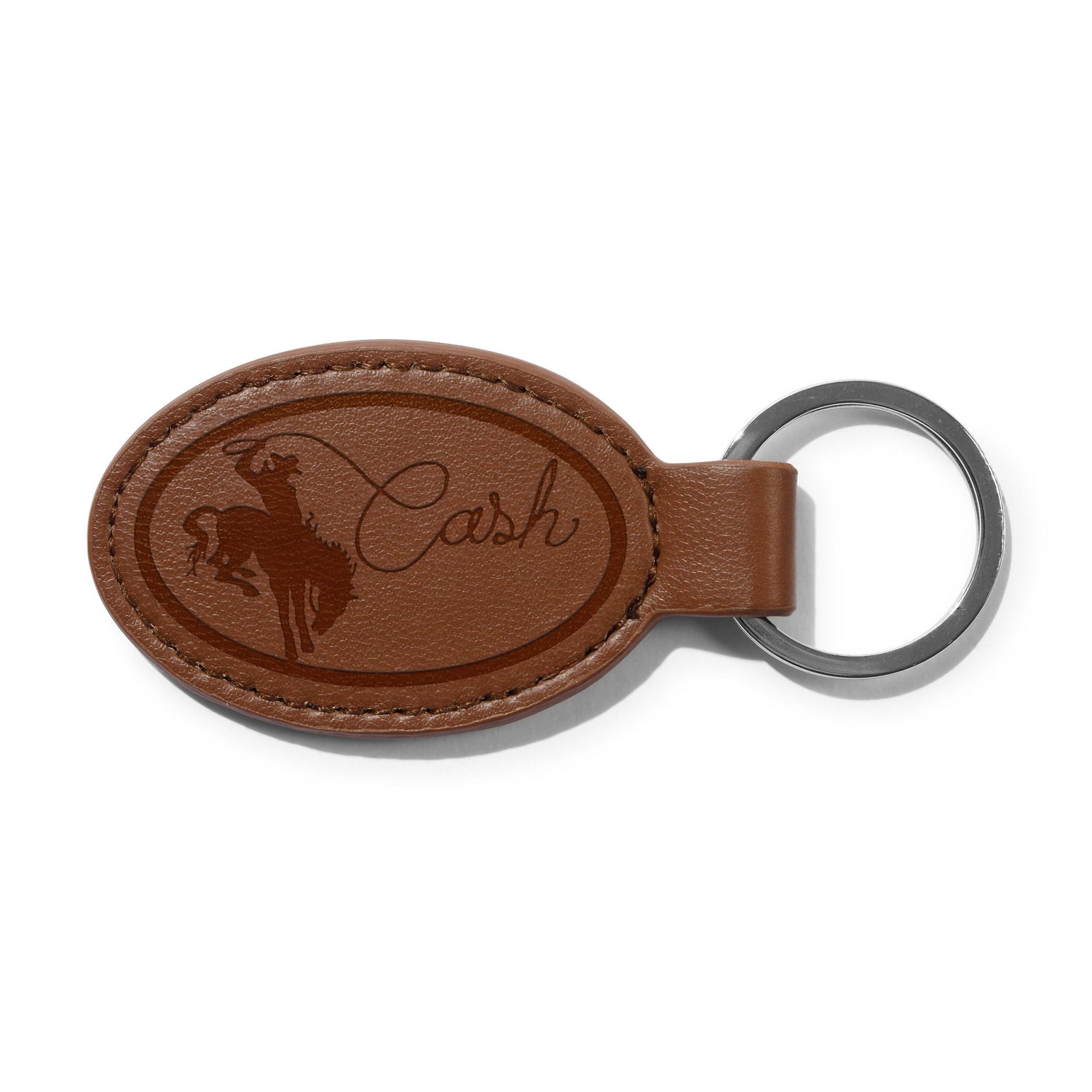 Rodeo Key Chain, Tan
