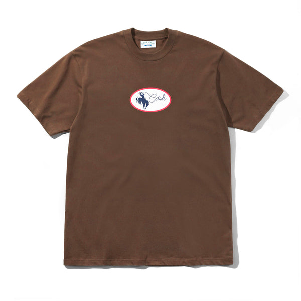 Cash Only Rodeo Tee, Brown