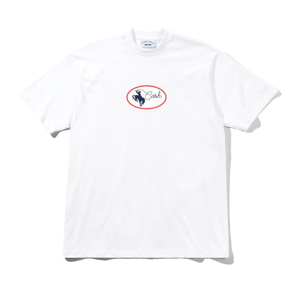 Cash Only Rodeo Tee, White