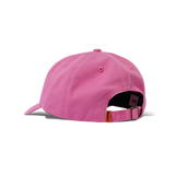 Rounded Logo 6 Panel Cap, Washed Pink