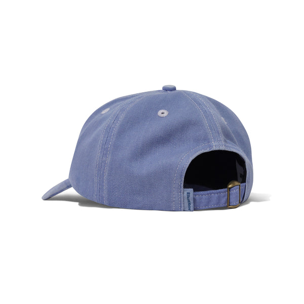 Butter Goods Rounded Logo 6 Panel Cap, Washed Sky