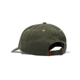Rounded Logo 6 Panel Cap, Washed Army